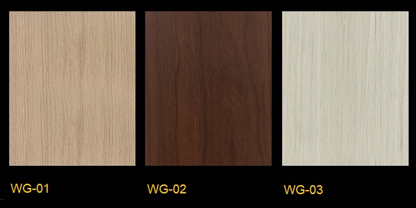 Aluminium Cabinet Wood Grain Texture Finish