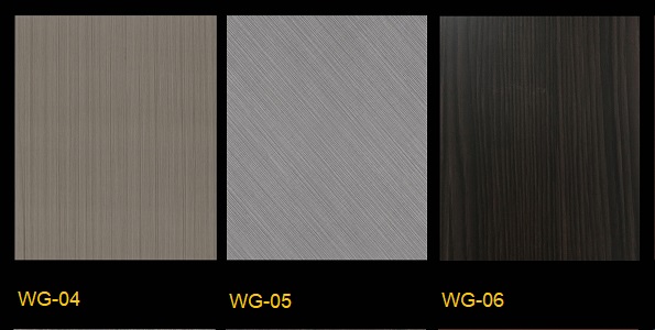 Aluminium Cabinet Wood Grain Texture Finish